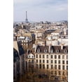 thumbnail image 2 of Crane, Rita 23x32 Black Ornate Wood Framed with Double Matting Museum Art Print Titled - Paris Rooftops II, 2 of 4