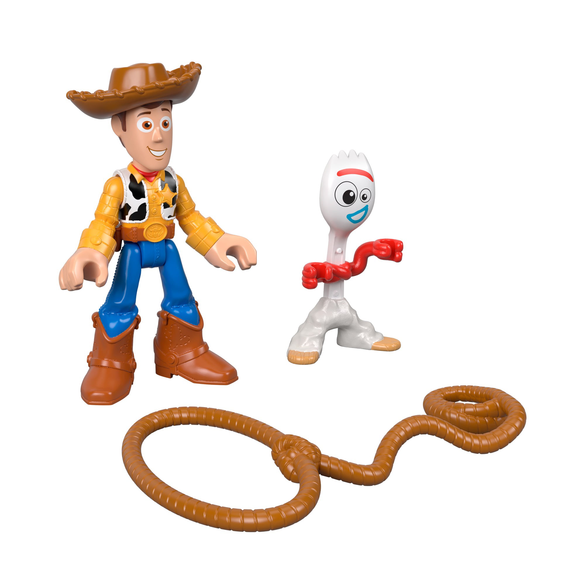 Details about   New Imaginext Toy Story 4 Lot Of 2 Forky & Woody AND Bunny & Buzz toy Figures! 