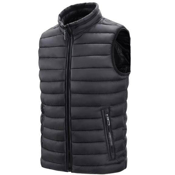 AOOCHASLIY Fall Clothes Men's Winter Jacket Cotton Waistcoat Warm Vest