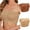 02-Brown, variant on DJskiyers Seamless Bandeau Bra for Women 2 Pack Strapless Bralettes Push Up Bras Stretchy Wirefree Bra Plus Size Crop Tube Top 2 Packs Bras