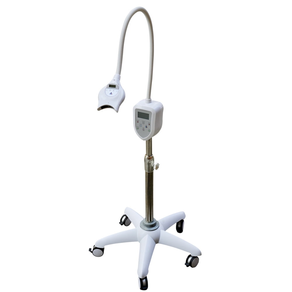 EZGO Upgraded Dental Mobile Teeth Whitening Machine MD669 LED Light Bleaching Lamp System 3 Color