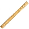 thumbnail image 2 of Charles Leonard Wood Economy Rulers, 12", Brown, Pack Of 36, 2 of 2