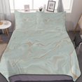 thumbnail image 1 of HAHDAXIA Art Pattern Bedding Solid Comforter Set for All Seasons,3 Pieces(1 Comforter+2 Pillowcases),Soft Microfiber Bedding Set King(90"x90"), 1 of 7