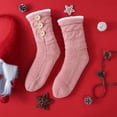 thumbnail image 5 of LEMZONE Women's Winter Slipper Socks Warm Cozy Fuzzy Fleece-lined Cabin Socks with Grippers, 5 of 5