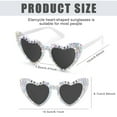 thumbnail image 2 of Heart Sunglasses, Bride to Be Gifts Bachelorette Party Bride Sunglasses, Cute Glasses for Women Bachelorette Party, 2 of 5