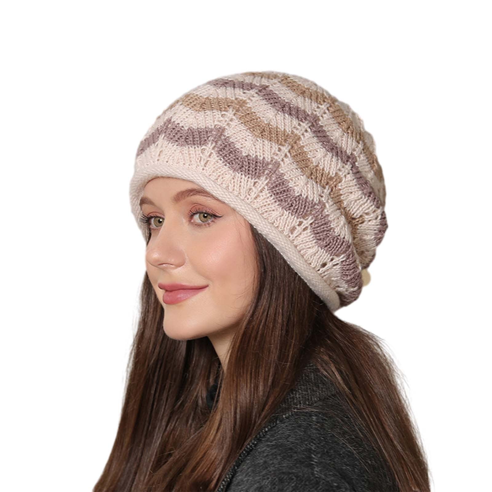 C.C Trendy Chunky Cable Knit Beanie - Soft Stretch Mustard Winter Skully Hat, One Size Fits Most - View #9