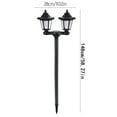 thumbnail image 3 of VOAVEKE Solar Lights For Outside,Outdoor Post Lights Waterproofs Decorative Floor Lamp Vintage For Patio Garden Backyard Front/Back Door Two Post Headlights Solar Floor Lamps, 3 of 5