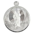 thumbnail image 2 of JOYARIS Medalla Diamantada San Judas Tadeo Plata Ley 925 2 Cm DM-0001285, 2 of 3