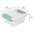 thumbnail image 2 of Sterilite Mini Clip Plastic Storage Box - 6 Pk, 2 of 10