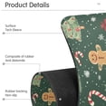 thumbnail image 4 of Yayeee Faucet Mat for Kitchen Sink 30" Diatomite Long Splash Guard Pad, Christmas Gingerbread, 4 of 7
