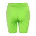 thumbnail image 6 of Prolriy Womens Shorts Workout Gym Shorts Women Stretch Bike Shorts Workout Short High Waist Shorts Sports Pants Shorts for Women Green M, 6 of 9