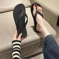 thumbnail image 6 of CAIXIA Women Arch Support Flip Flops Comfortable Orthotic Sandals for Plantar Fasciitis, Summer Beach Pool Thong Sandals Lightweight Casual Walking, 6 of 6