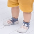 thumbnail image 6 of Pluatyep Baby Toddler Sock Shoes Non-Skid Slipper with Soft Sole Breathable Cotton Blend Walking Shoes for Infant Girls Boys, 6 of 6