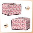 thumbnail image 3 of Lsque Summer Flamingo Print 4 Slice Toaster Cover , Kitchen Appliance Dustproof Protector , Toaster Protector Dustproof Kitchen Appliance Cover, 3 of 7