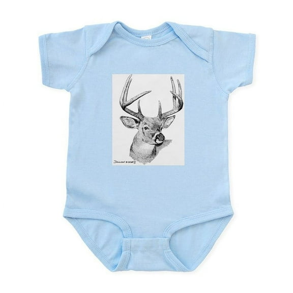 CafePress - Whitetail Deer Infant Bodysuit - Baby Light Bodysuit, Size Newborn - 24 Months