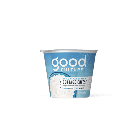 Good Culture Classic Simply Cottage Cheese, 2% Milk Fat, 19 g Protein, 5.3 oz