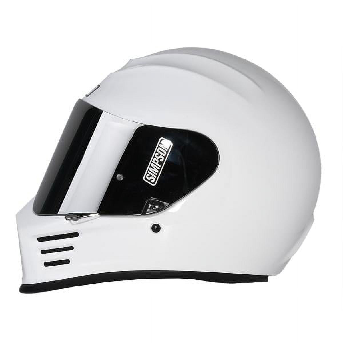Simpson SPBXS1 Speed Bandit Motorcycle Helmet Adult XS White
