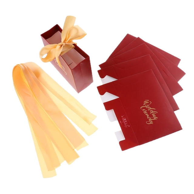 6pcs Nuevo diseño romántico Bolsas de dulces de boda Cajas de dulces Cajas de favores S Sunnimix Bolsas de dulces para bodas