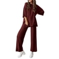 thumbnail image 1 of Conjunto Deportivo PRETTYGARDEN Burdeos de Dos Piezas para Mujer Talla XL, 1 of 7