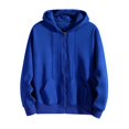 thumbnail image 1 of Men's Full-Zip Hooded Sweatshirt Comfortable and Stylish Fleece Hoodie with Pockets Red, 1 of 3