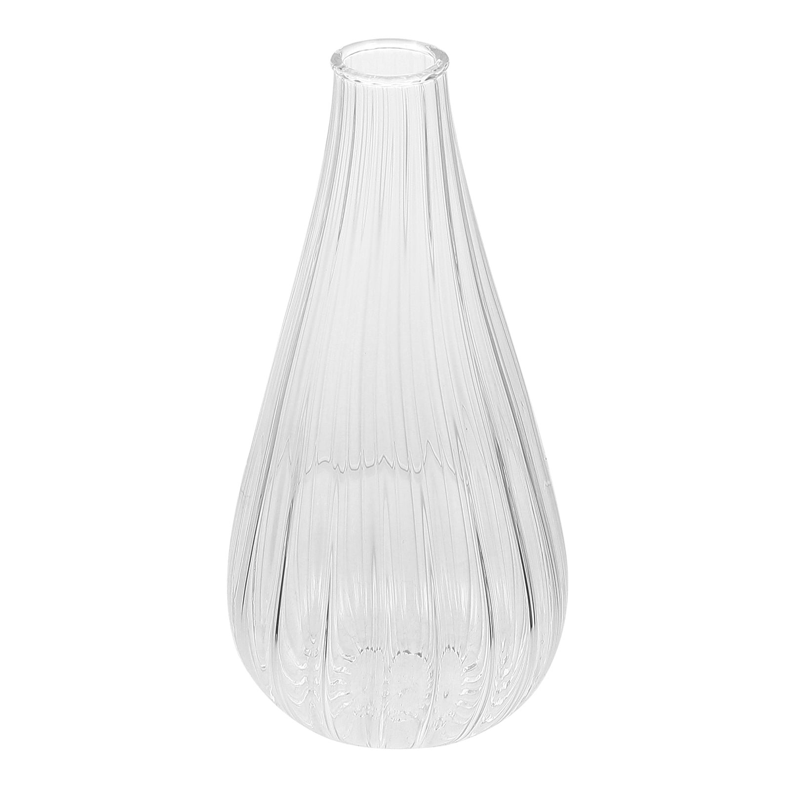 Hemoton Vase Glass Flower Vases Holder Plant Floral Clear Planter Container Bud Tube Centerpiece