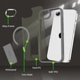 thumbnail image 4 of Luxury Stand & Strong Magnetic for iPhone 16e Case, [Compatible with MagSafe] Built in Invisible Stand Frosted Transparent Anti-Scratch Phone Cover for iPhone 16e, Desertgold, 4 of 8