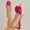 Bright pink, variant on FLTHDD Women‘s Flower Satin Kitten Heels  Pointed Toe Elastic Strap Slingback Sandals  Elegant Evening Dress Shoes