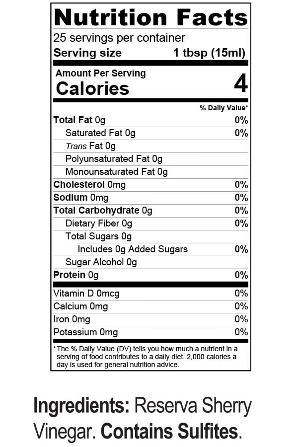 (Pack of 12), Napoleon Reserva Sherry Vinegar, 12.7 fl oz