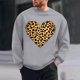 thumbnail image 1 of TaTaai Men's Valentine Heart Print Long Sleeve Round Neck Pullover, Valentine's Day Gift, Casual Sports Activewear Top Gift, 1 of 6