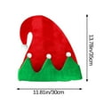 thumbnail image 3 of Holloyiver Christmas Elf Felt Hat Santa Elf Hats Jingle Bells Xmas for Kids Adults Holiday Theme Photos Props Christmas Party Favors, 3 of 6