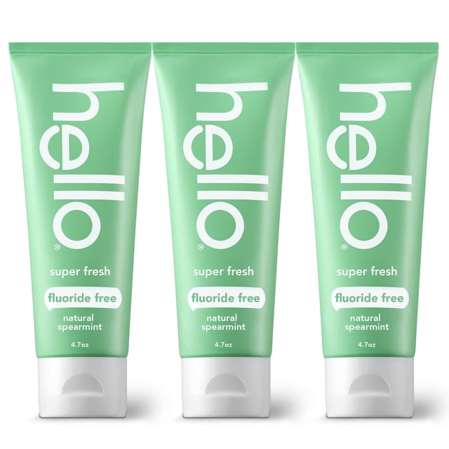 Pasta de dientes hello Super Fresh Whitening Free 140ml x3