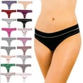 thumbnail image 3 of Alyce Ives Intimates Women’s Cotton Bikini Panties, Assorted, XL, 18 Pack, 3 of 3
