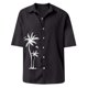 thumbnail image 4 of Designer Spring Summer Men's Casual Cotton Solid Color Short Sleeve Shirts Loose Shirts M, 4 of 5