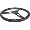 thumbnail image 4 of Joes Racing Products 13515-B Lightweight Aluminum 15 in. Steering Wheel - 2.50 in. Dish - Black, 4 of 6