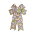 thumbnail image 3 of Linen-Like Handmade Easter Bows, Festive Hanging Ornament, Easter Decor, Decorative Bow Tie for Eggs, Indoor Outdoor Accent, Perfect for Easter Tree and Home Decoration, Multicolor, 8.3*12.6in, 3 of 6
