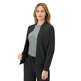 thumbnail image 4 of Hanes Women's Comfort Fit Long Sleeve Full-Zip Scrubs Bomber Jacket, Style HSW104, Sizes up-to 3XL, 4 of 8