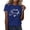 Blue, variant on Women's "Team Bride" Graphic T-Shirt, Bachelorette Party Casual Short Sleeve Tee, Soft Breathable Bridal Party Top, 8 Colors, S-XXXL