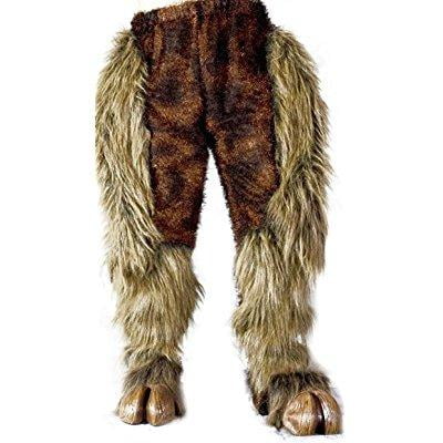 zagone studios hairy beast legs costume bottoms - brown