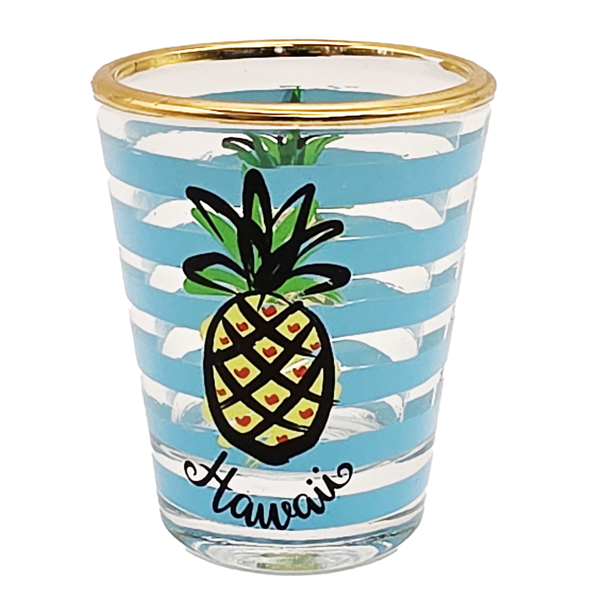 Hi SG 2 Yellow Shot Glass - Collectible Souvenir