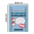 thumbnail image 2 of Teeth Glue Makeup Dentures Modified Temporary Filling Teeth Filling Teeth Glue Filling Holes Broken Teeth(1/2/3pcs) Prosthetic Liner Stand Teeth Veneers Snap on Overbite Teeth Partial, 2 of 8