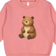 thumbnail image 3 of Inktastic Cute Brown Bear Toddler Sweatshirt, 3 of 4