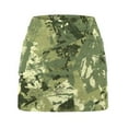 thumbnail image 6 of Jxximdong Skorts for Women Women's Fashionable Athleisure Skirt With Pockets Camouflage Printed Mid Rise Skirts Tennis Skirts Green XL Culottes, 6 of 9