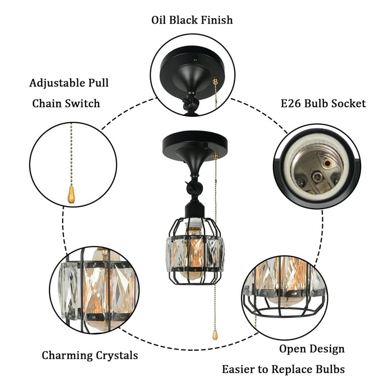 How To Install A Pull Cord Ceiling Lamp Holder Shelly Lighting