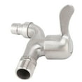 thumbnail image 4 of Stainless Steel G1/2 Wall-Mounted Washing Machine Faucet - Leak-Proof Valve, Rust & Freeze Resistant, Ergonomic Handle, Easy Concealed Installation for Kitchen, Garden & Laundry Use, 4 of 7