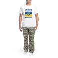 thumbnail image 5 of CafePress - I Stand With Ukraine Men's Light Pajamas - Men's Light Loose Fit Cotton Pajama Set, 5 of 7