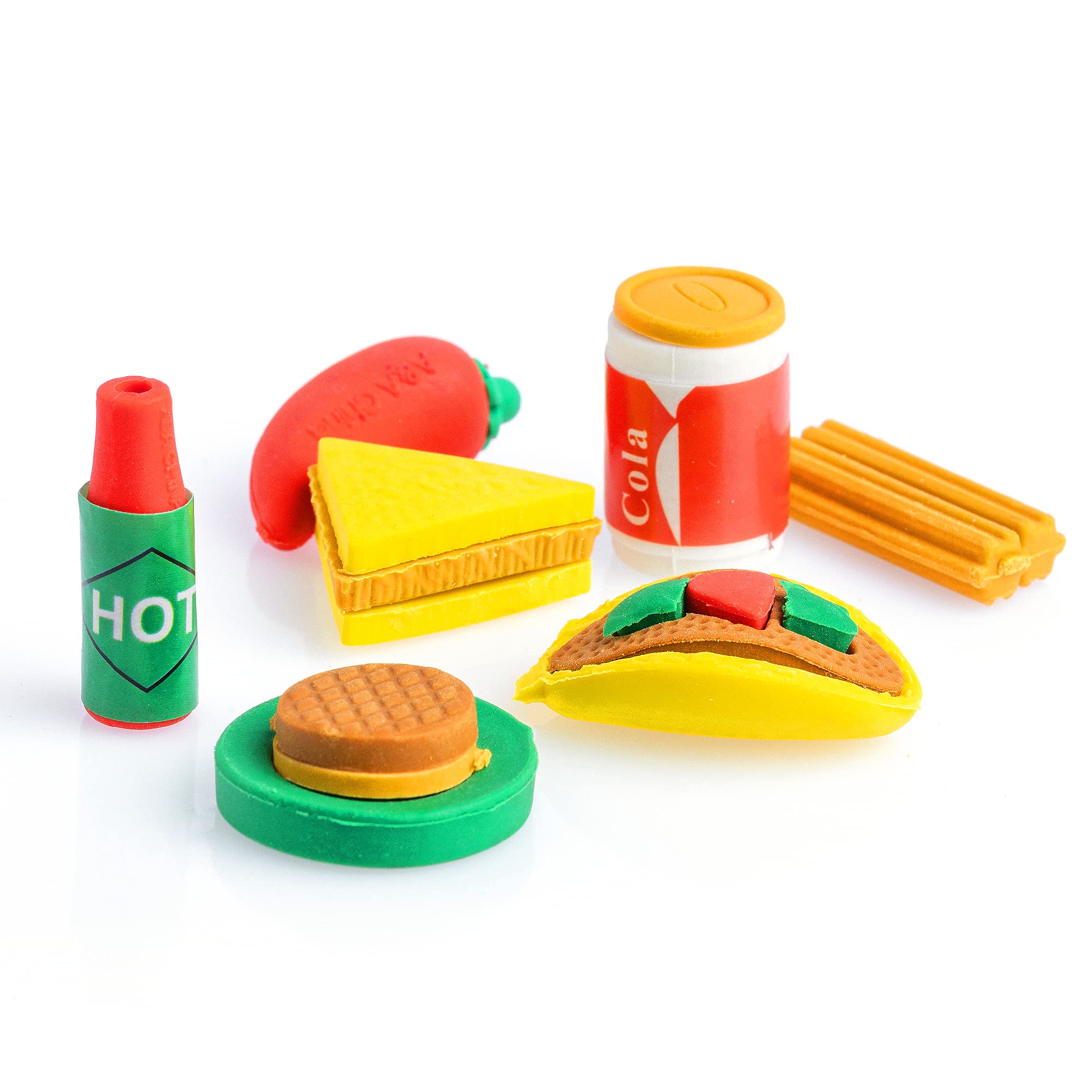 Erasers for Kids Food Erasers 100 Pcs Mini Erasers Kids Bulk Cute