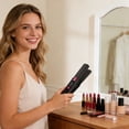 thumbnail image 6 of Cordless Hair Straightener, Rechargeable Wireless Flat Iron, Digital Temperature Control Styling Tool, Portable Hair Grooming Device for Travel and Daily Use 8.3 inch,Pink, 6 of 7