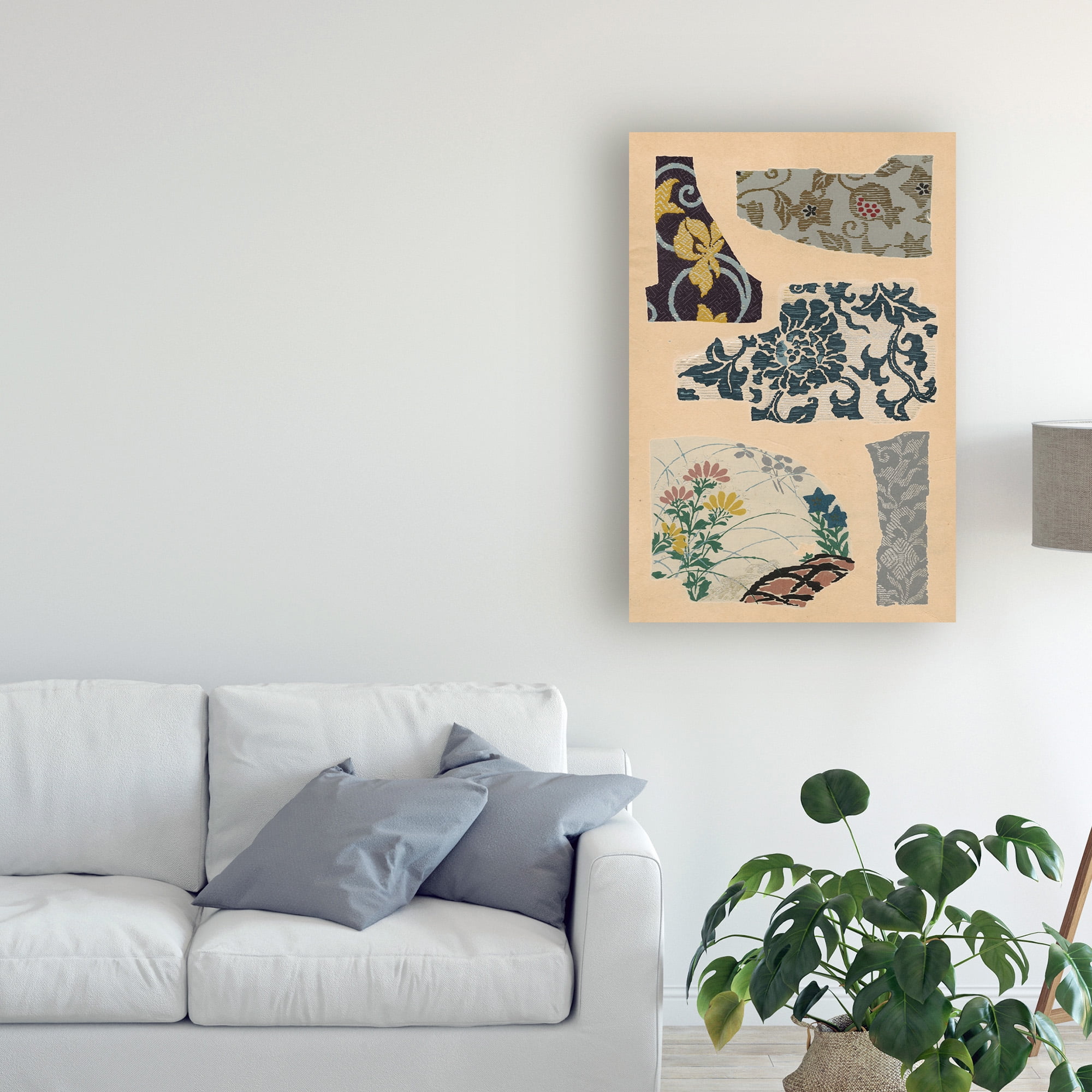 Trademark Fine Art 'Japanese Textile Design VII' Canvas Art by Ema Seizan