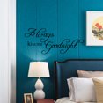 thumbnail image 2 of Pegatinas de pared "Siempre bésame buenas noches", murales artísticos extraíbles, calcomanías de pared para decoración de dormitorio y sala de estar., 2 of 5