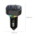 thumbnail image 3 of CEHVOM Car Accessories,Car Bluetooth Mp3 Player Bluetooth Receiver Transmitter Lighter Type Fast Charger Car Charger, 3 of 9